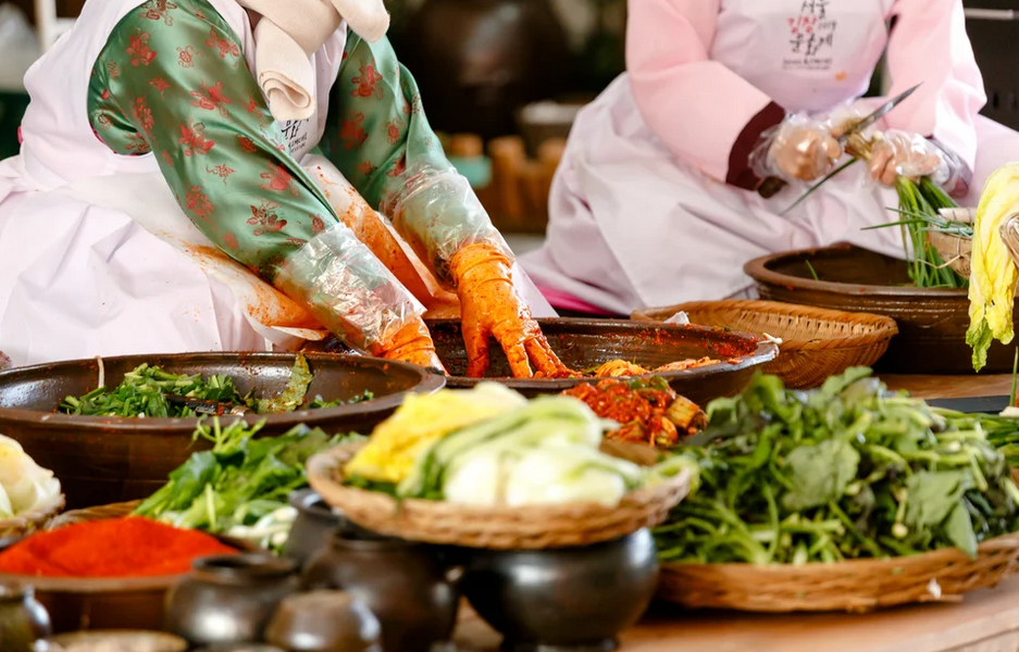 truyền thống muối kimchi 