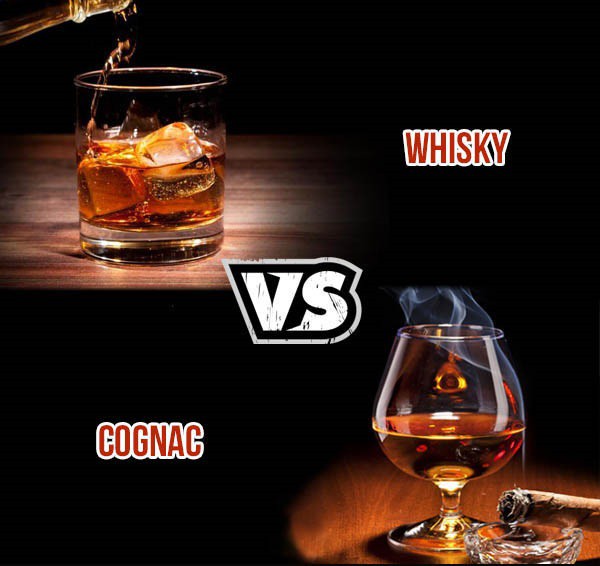So sánh rượu Whisky và Cognac. Loại nào tốt tốt hơn? 